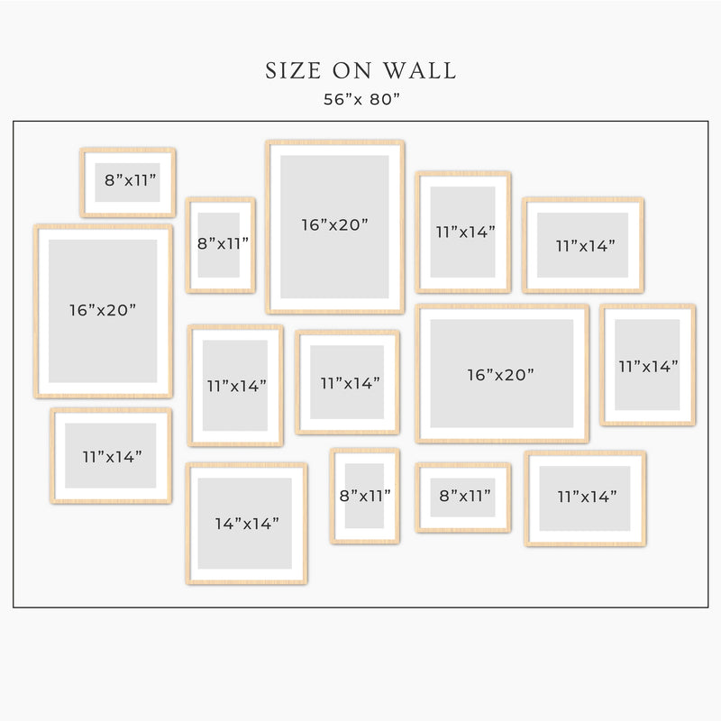 Maximalist Beach Mega Gallery Wall - Sage and Rose Prints