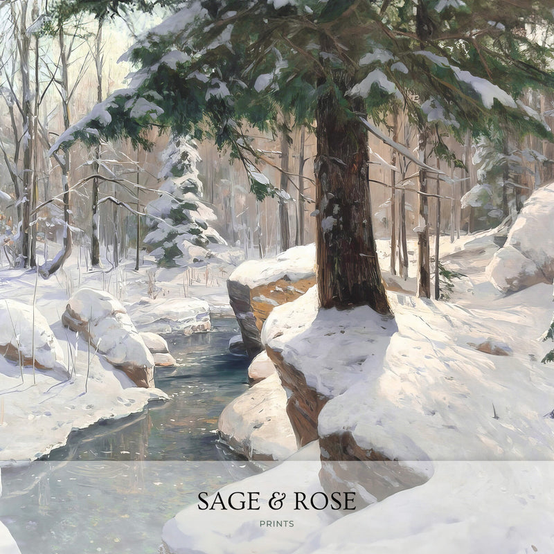 Nature Paintings 21-3x - Sage and Rose Prints