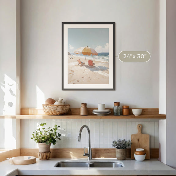 Coastal Art 26-1v - Sage and Rose Prints