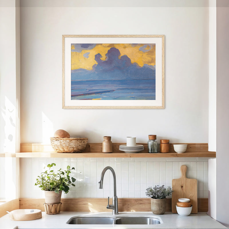 Cloud Sunset in Purple and Yellow - Sage and Rose Prints