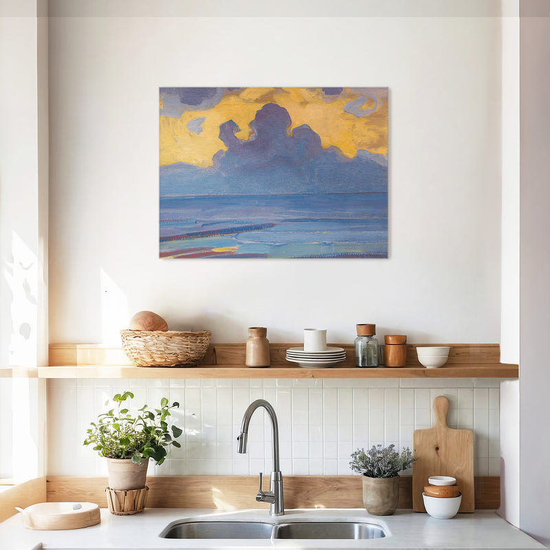 Cloud Sunset in Purple and Yellow - Sage and Rose Prints