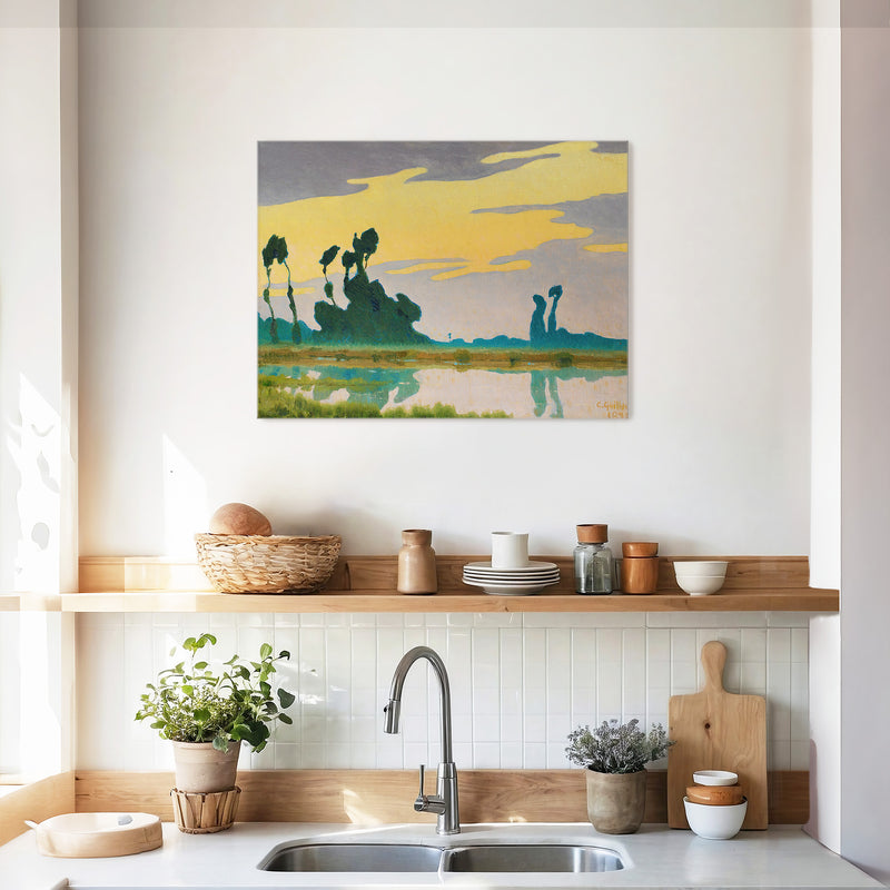 Florida Sunset Watercolor - Sage and Rose Prints