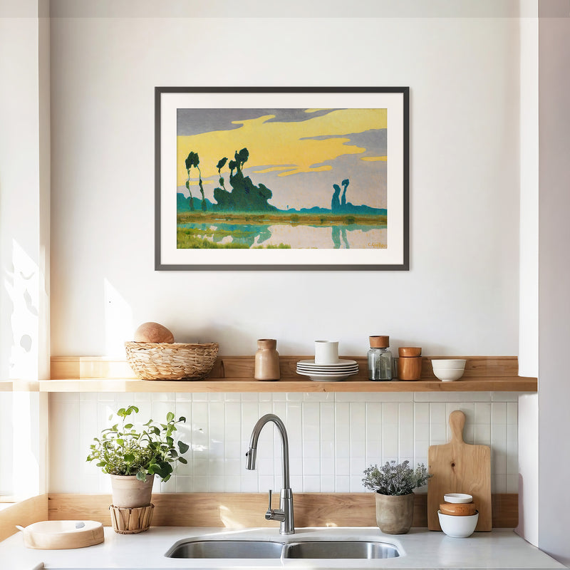 Florida Sunset Watercolor - Sage and Rose Prints