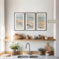 Coastal Wall Art - 07-3x is a Coastal Painting of a peaceful beach ideal for beach cottages and AirBnB interior decor sold by Sage and Rose Prints