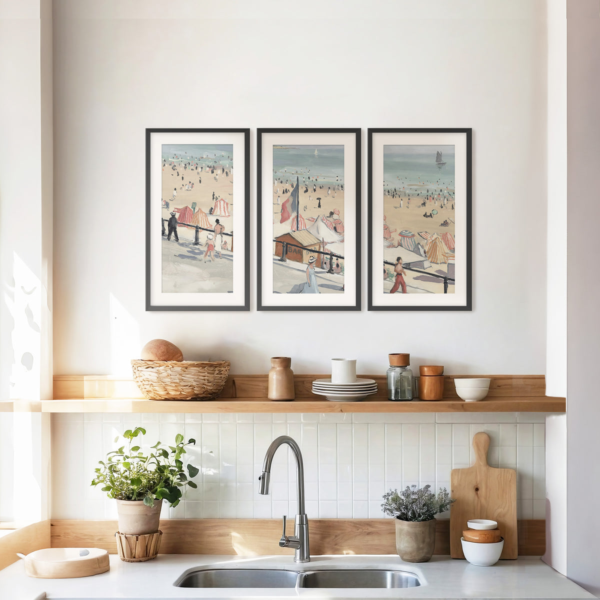 3 Piece Beach Print - Sage and Rose Prints