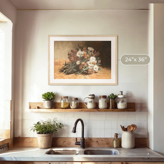 Moody Autumn Bouquet - Sage and Rose Prints