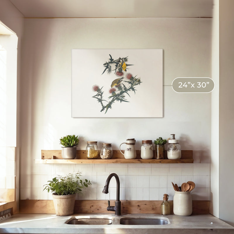 Yellow Bird Artwork 2 - Sage and Rose Prints