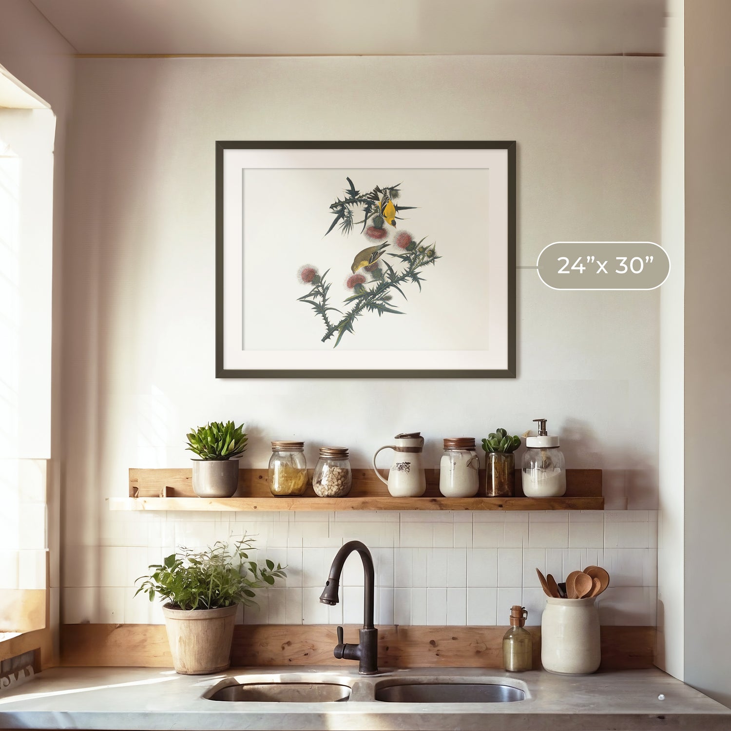 Yellow Bird Artwork 2 - Sage and Rose Prints