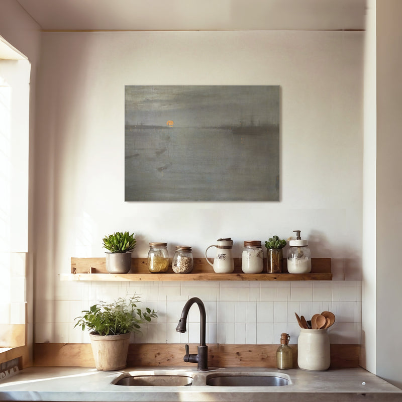 Moonstone Blue Ocean Print No2 - Sage and Rose Prints