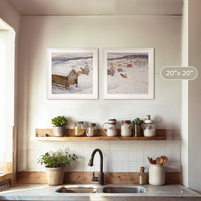 Nature Paintings 05-2x - Sage and Rose Prints