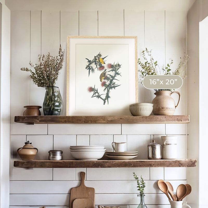 Yellow Bird Artwork - Sage and Rose Prints