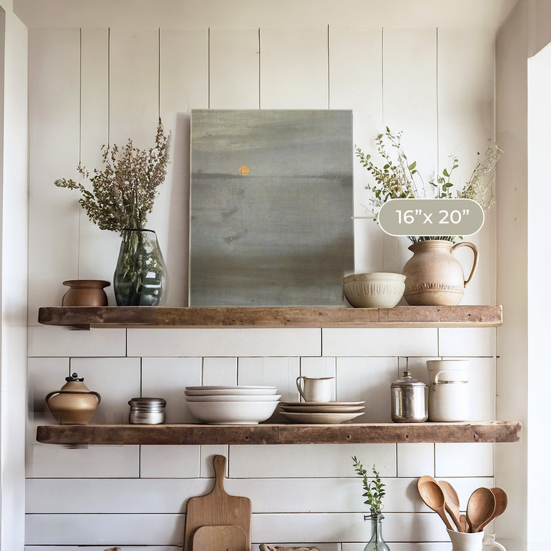 Moonstone Blue Ocean Print No1 - Sage and Rose Prints