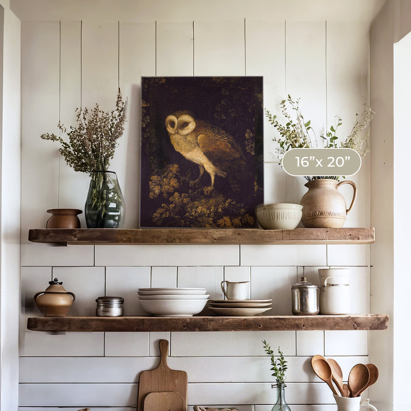 Owl Print - Sage and Rose Prints