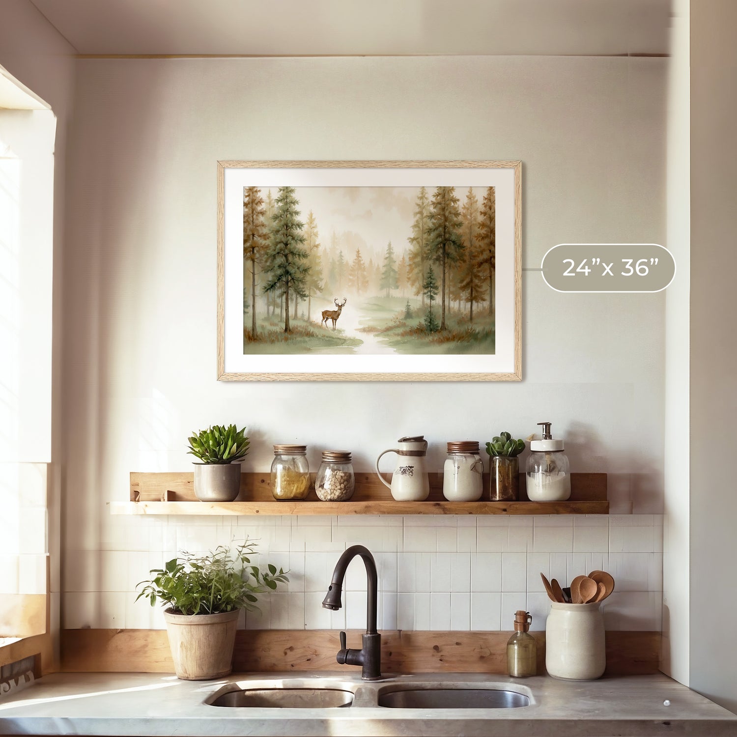 Mountain Cabin Wall Art 01-1x - Sage and Rose Prints