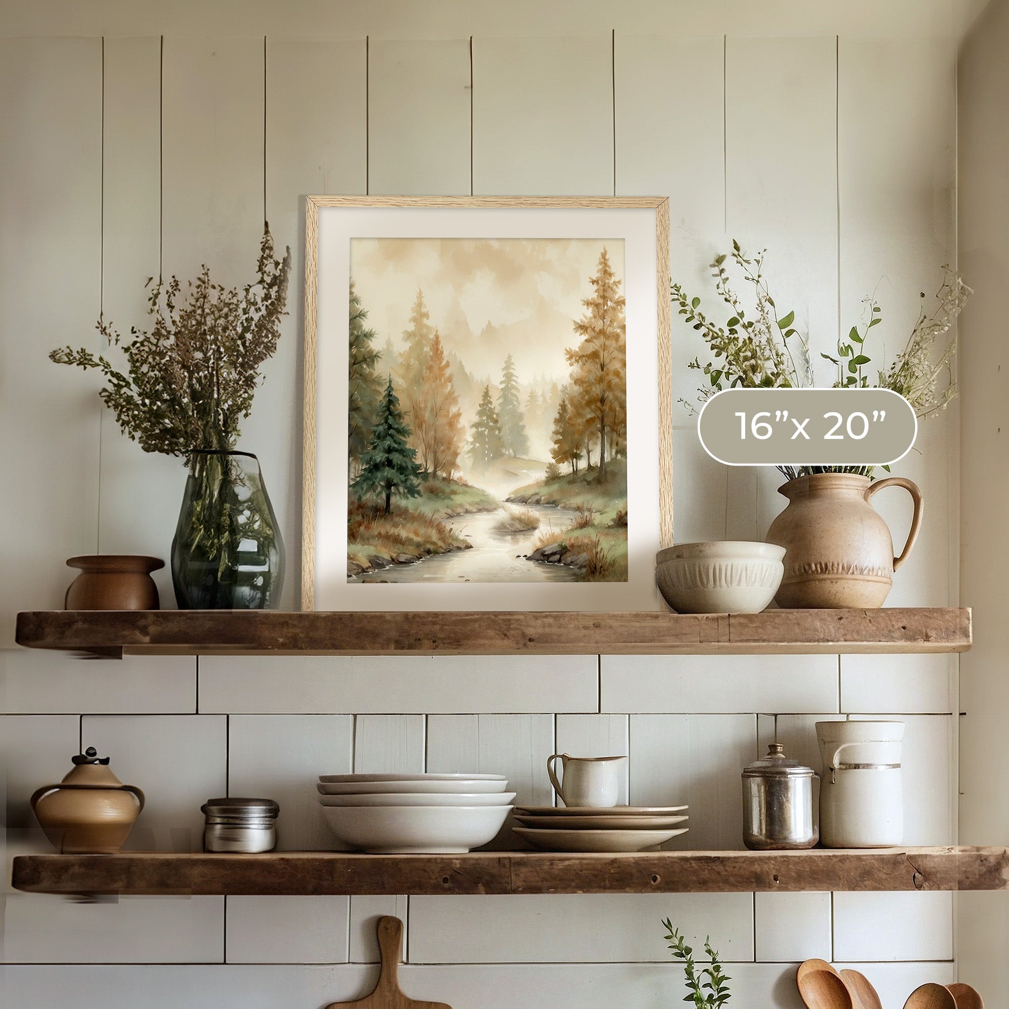 Mountain Cabin Wall Art 02-1v