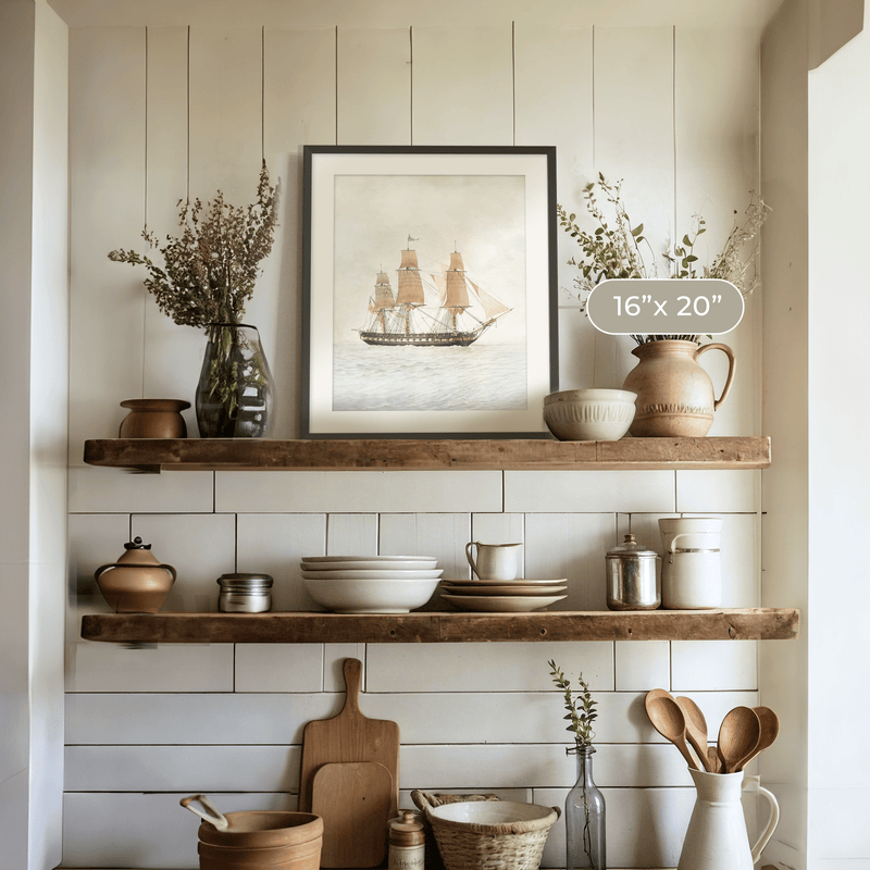 Coastal Wall Art  - Sage and Rose Prints