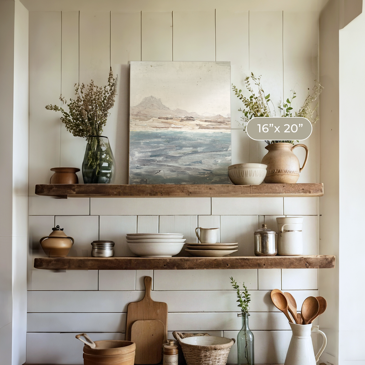 Coastal Art Print - Sage and Rose Prints