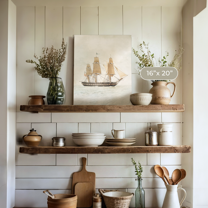 Sailboat Print - Sage and Rose Prints