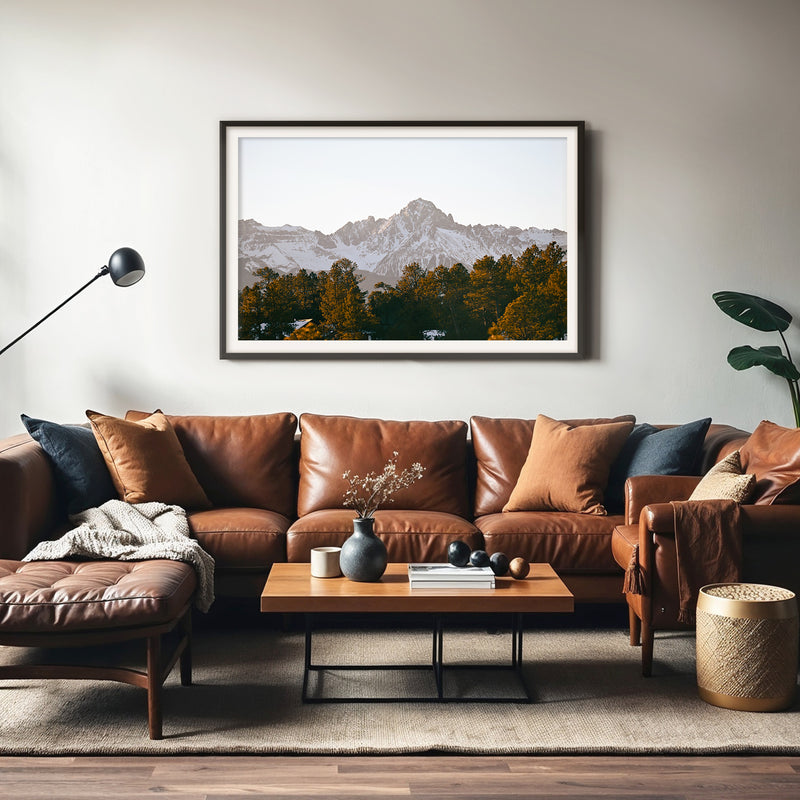 Snowy Mountain Top Photography - Sage and Rose Prints