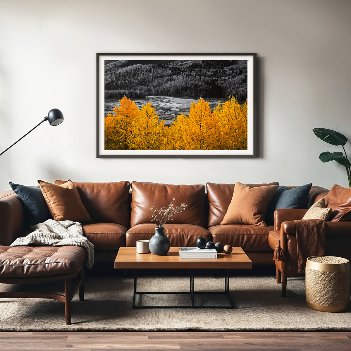 Vibrant Orange Fall Photography