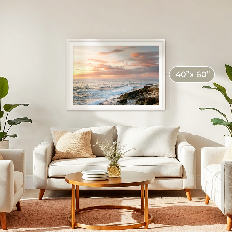 Sunset Beach Tropical Photography - Sage and Rose Prints