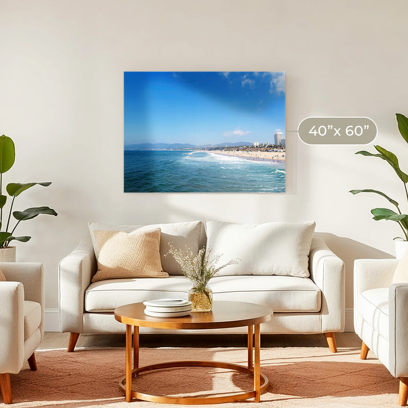 Royal Blue Beach Photo Print - Sage and Rose Prints