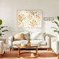 Burnt Orange Seaweed Motif - Sage and Rose Prints