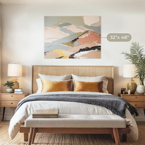 Mid-Century Package - Bedroom Art C 1x.06 - Sage and Rose Prints