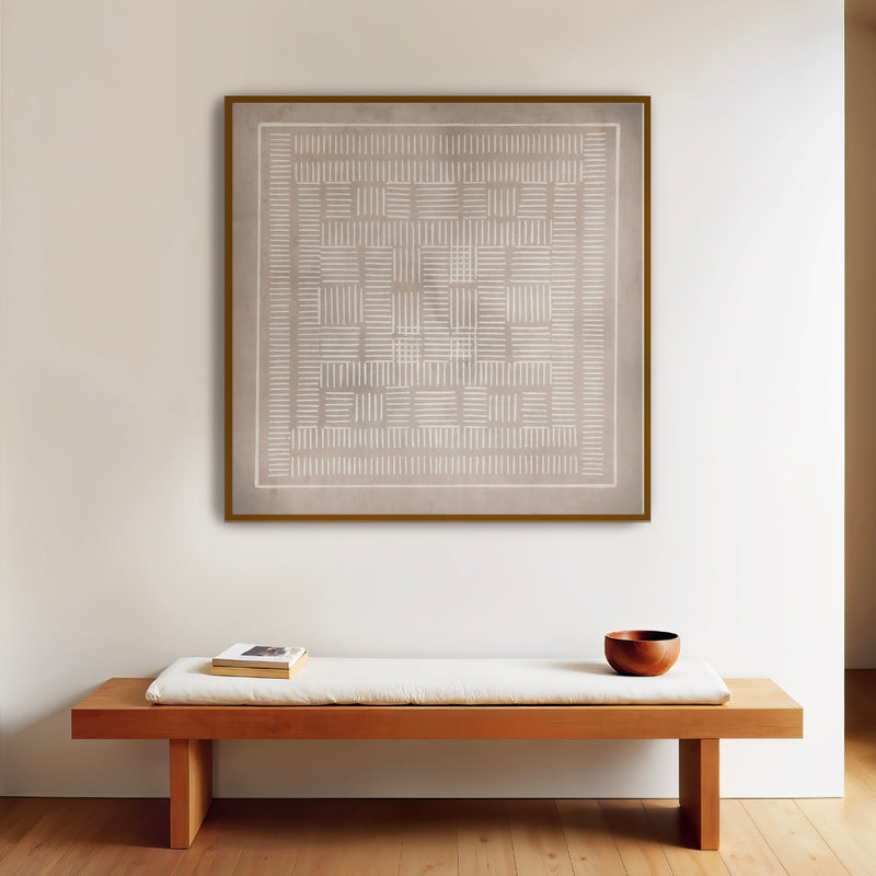 AK-21-Organic abstract of white and tan markings - Sage and Rose Prints