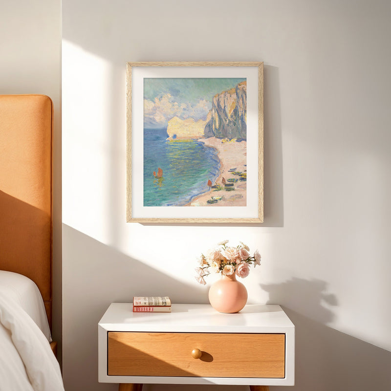 Turquoise Blue Coastal Wall Art - Sage and Rose Prints