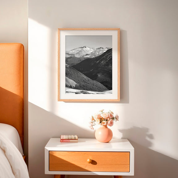 Historic Ansel Adams Black And White Photo - Sage and Rose Prints