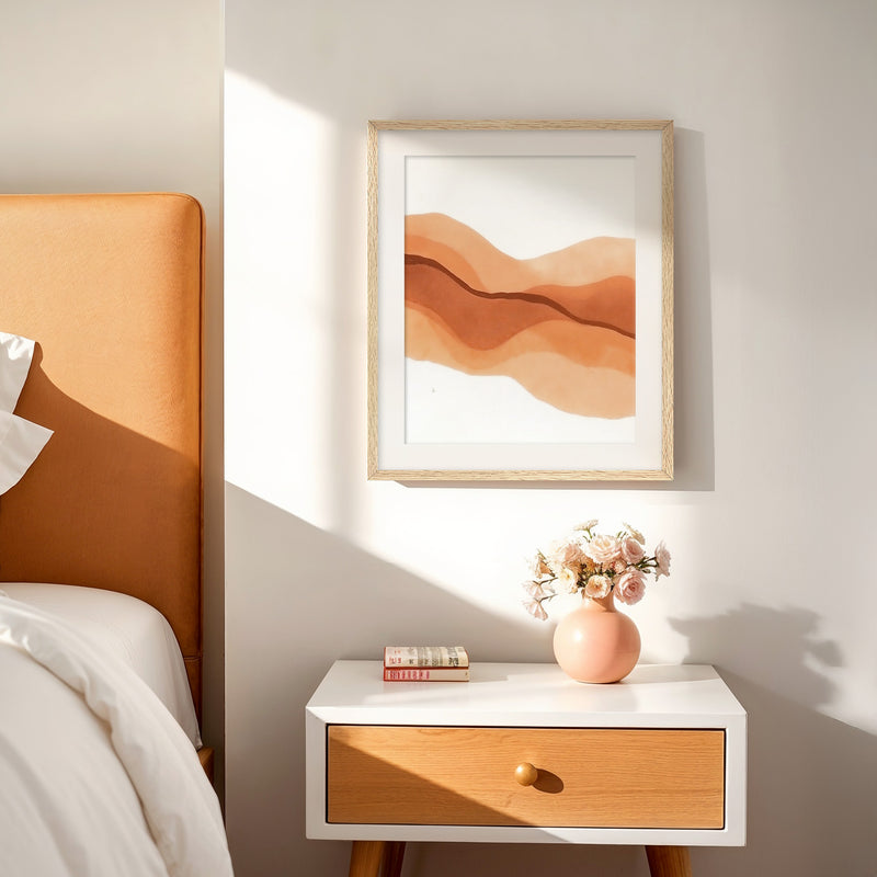 Earthy Wabi Sabi Print - Sage and Rose Prints