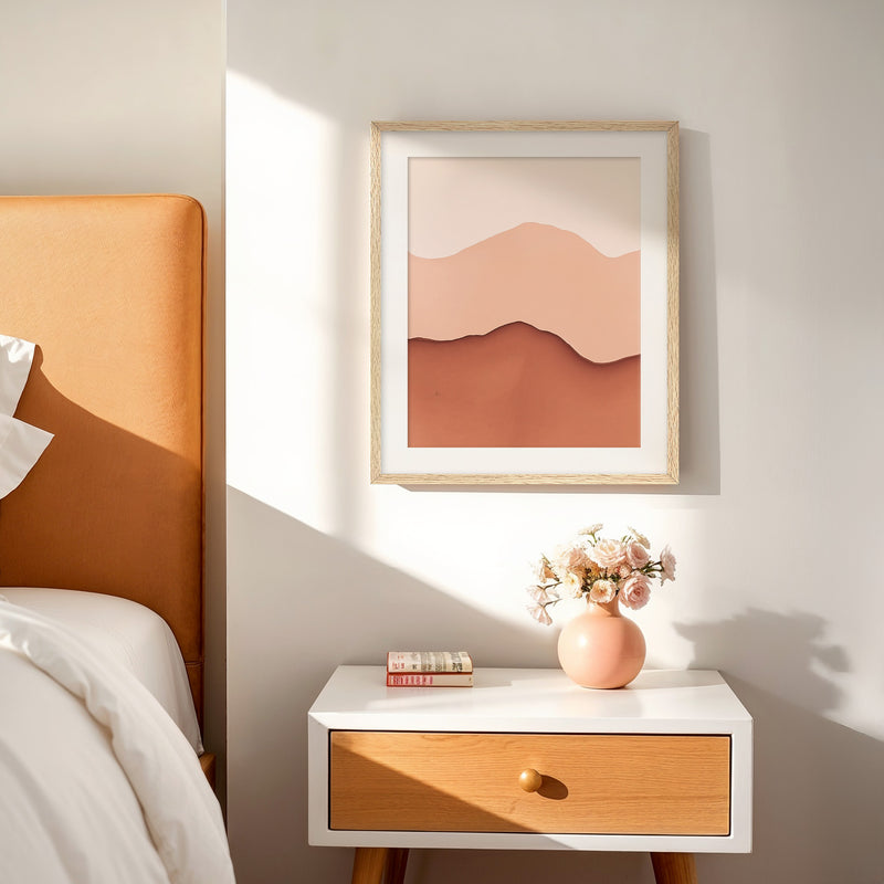 Dusty Rose Wabi Sabi Print - Sage and Rose Prints