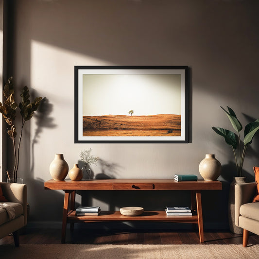 Minimalist Landscape Photography - Sage and Rose Prints
