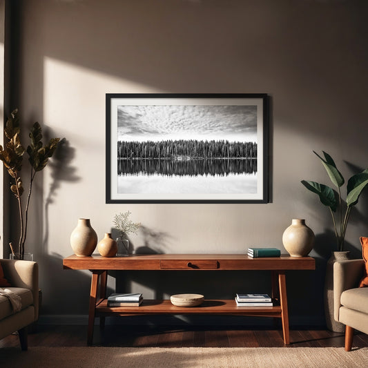 Lake Reflection Photography - Sage and Rose Prints