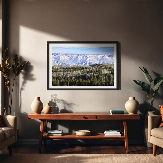 Stunning Purple and Blue Mountain Photography - Sage and Rose Prints