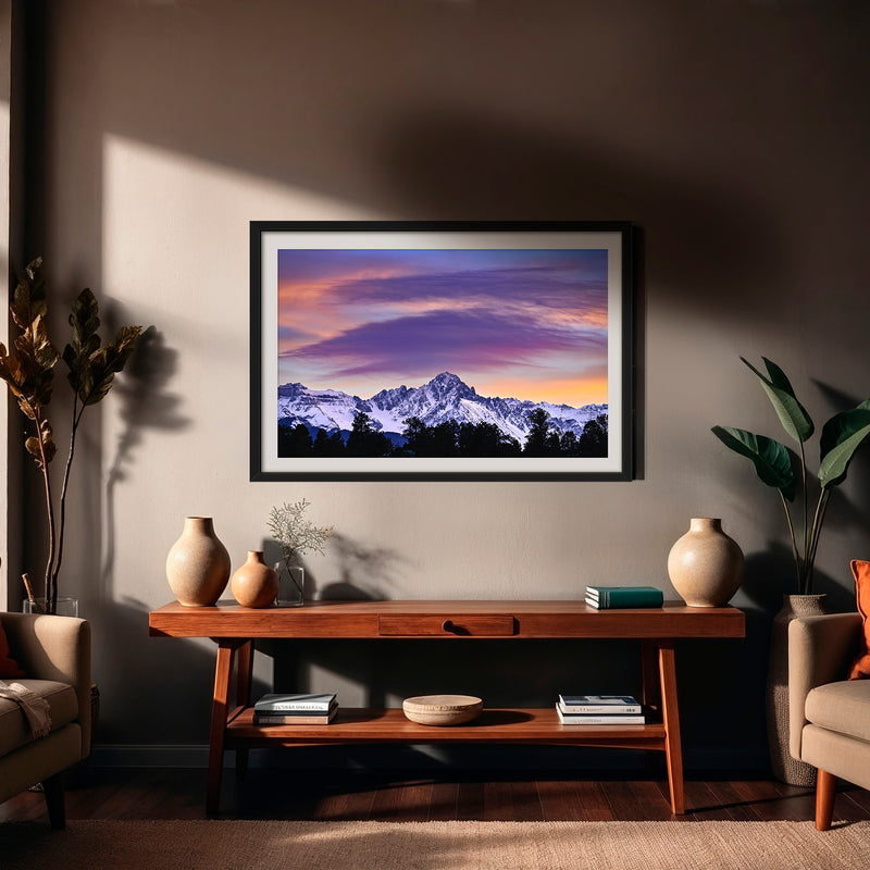 Colorado Rockies Sunset Photography - Sage and Rose Prints
