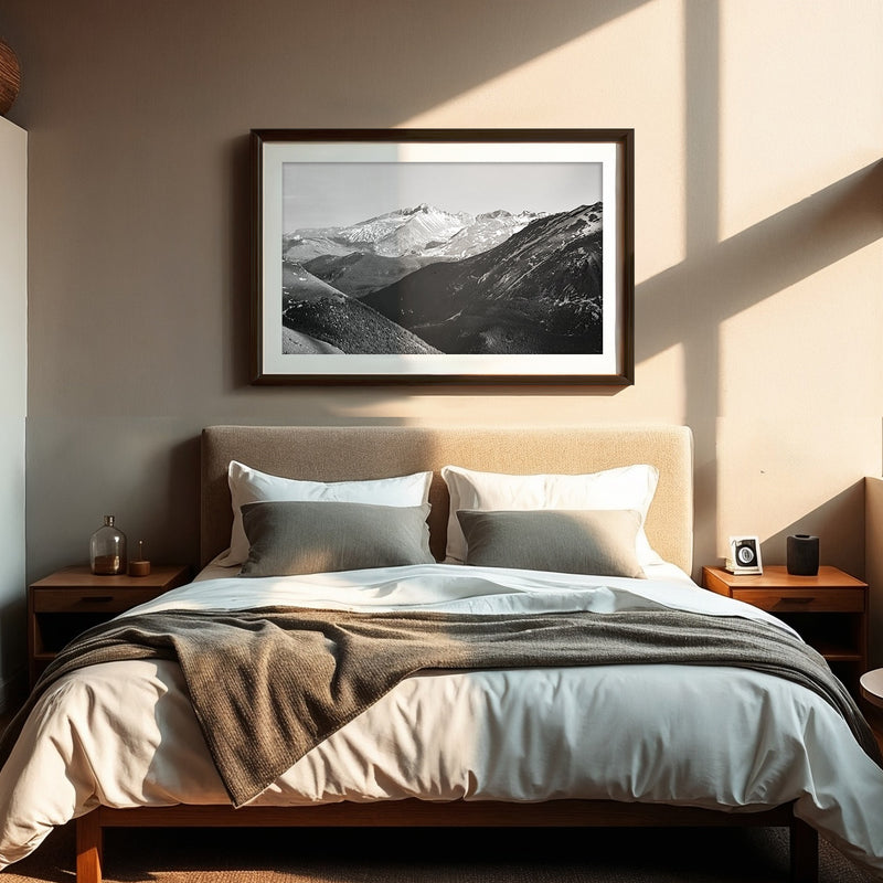 AK-18 Historic Ansel Adams Black And White Landscape Photo - Sage and Rose Prints