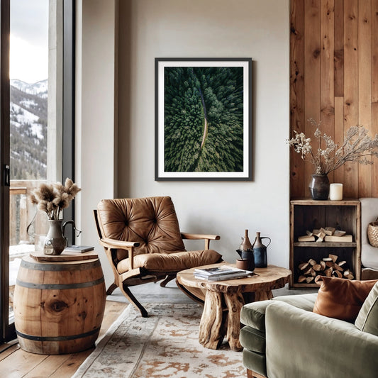 Evergreen Forest Canopy Photograph - Sage and Rose Prints