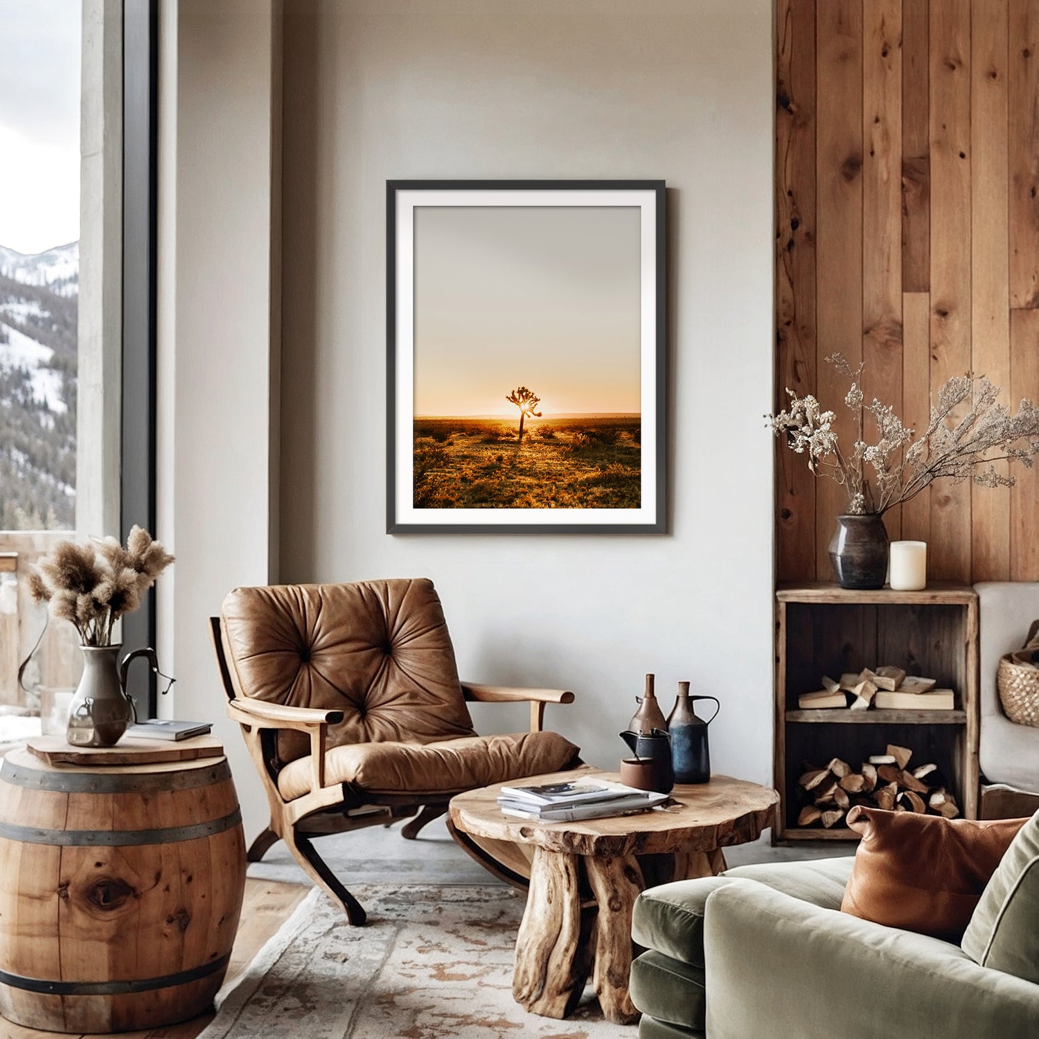 Desert Rising - Sage and Rose Prints