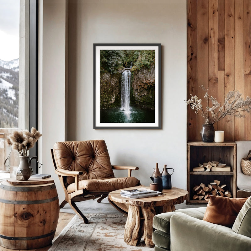 Abiqua Falls - Sage and Rose Prints