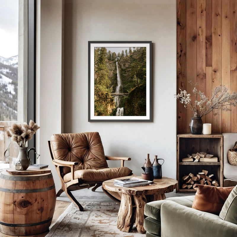 Multnomah Falls - Sage and Rose Prints