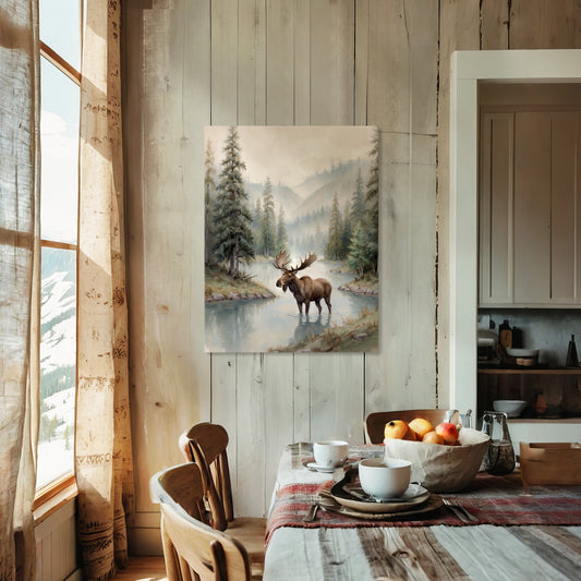 Mountain Cabin Wall Art 04-1v