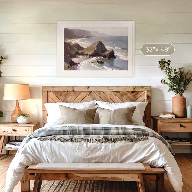 Oregon Coast Art at Canyon Beach No2 - Sage and Rose Prints