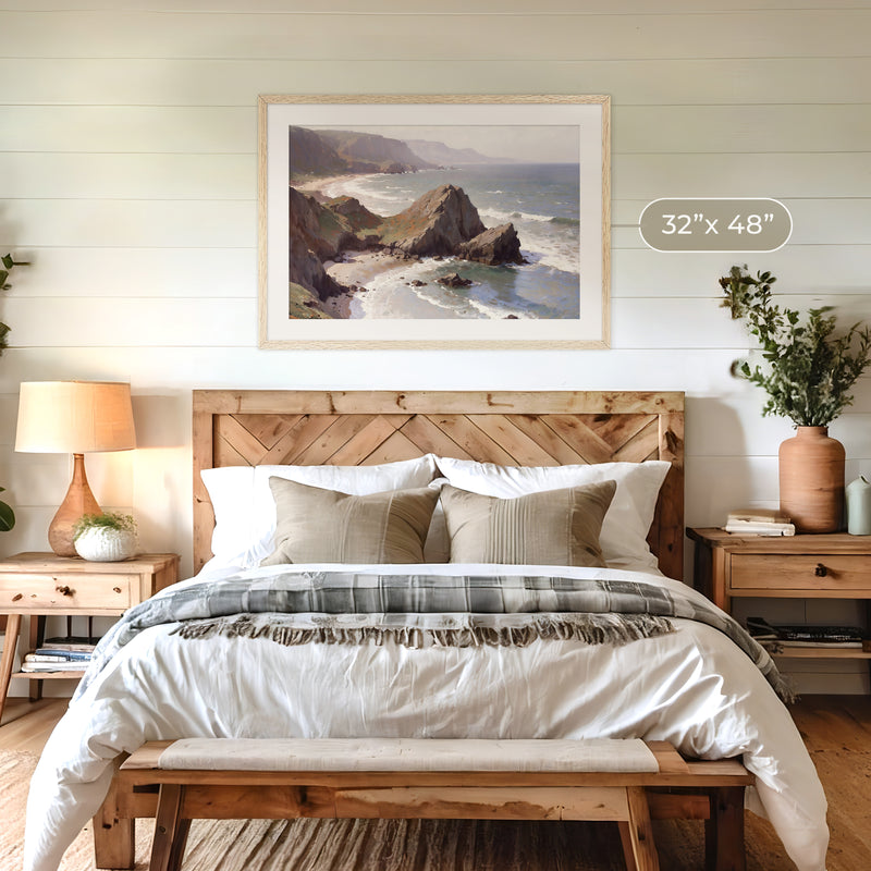 Oregon Coast Art at Canyon Beach No2 - Sage and Rose Prints