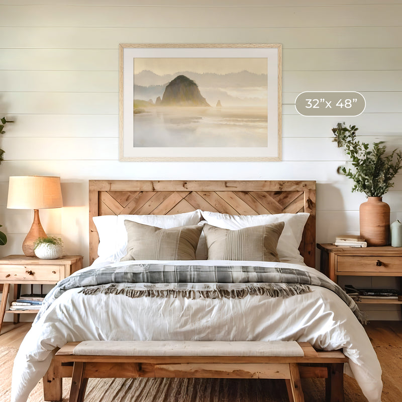 Misty Morning at Canyon Beach No2 - Sage and Rose Prints