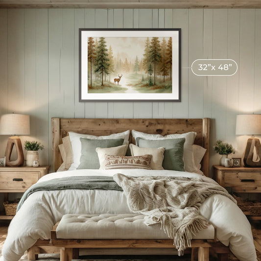 Mountain Cabin Wall Art 01-1x