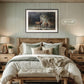 Classical Painting of Deer No2 - Sage and Rose Prints