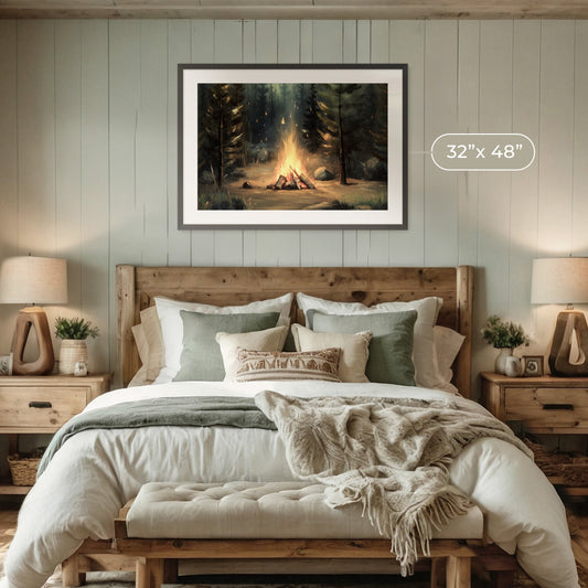 Mountain Cabin Wall Art 07-1x