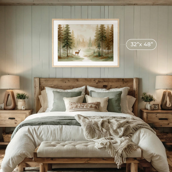 Mountain Cabin Wall Art 01-1x - Sage and Rose Prints